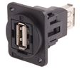 Adapter, Gerade, Kunststoff, USB-A 2.0-Buchse - USB-A 2.0-Buchse
